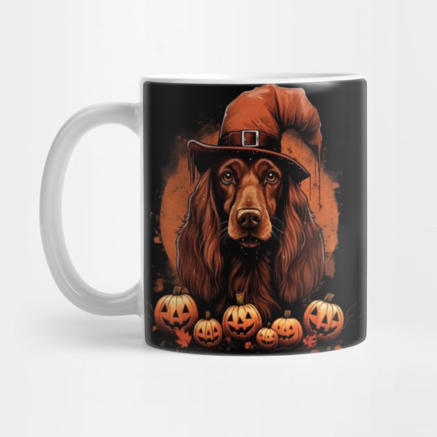 Halloween Irish Setter by NatashaCuteShop